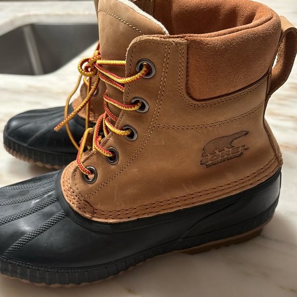 Sorel Cheyanne II Waterproof Duck Boots NM2575-224 Chipmunk Tan